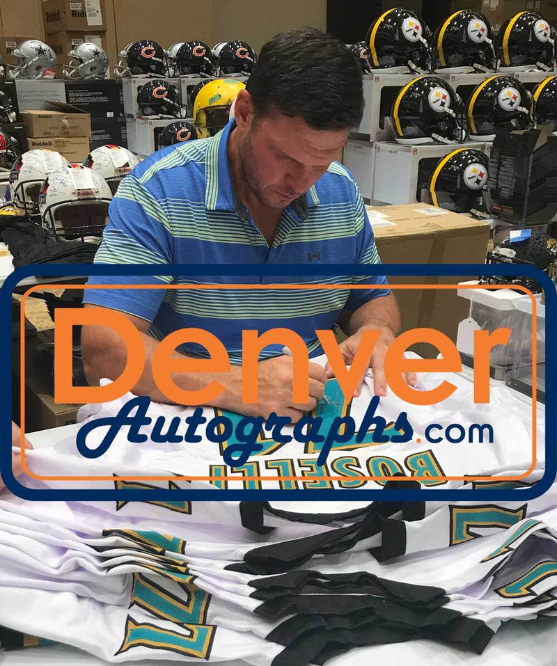 Tony Boselli Autographed Jacksonville Jaguars Style Custom Jersey BAS