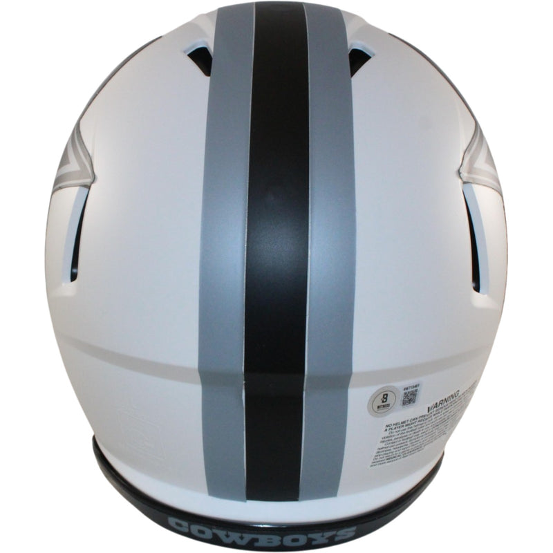 Dak Prescott Autographed Dallas Cowboys Full Size Authentic Lunar Helmet