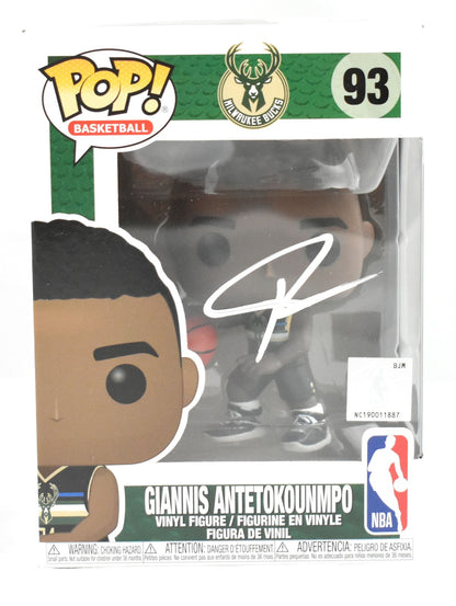 Giannis Antetokounmpo Signed Milwaukee Bucks Funko Pop #93