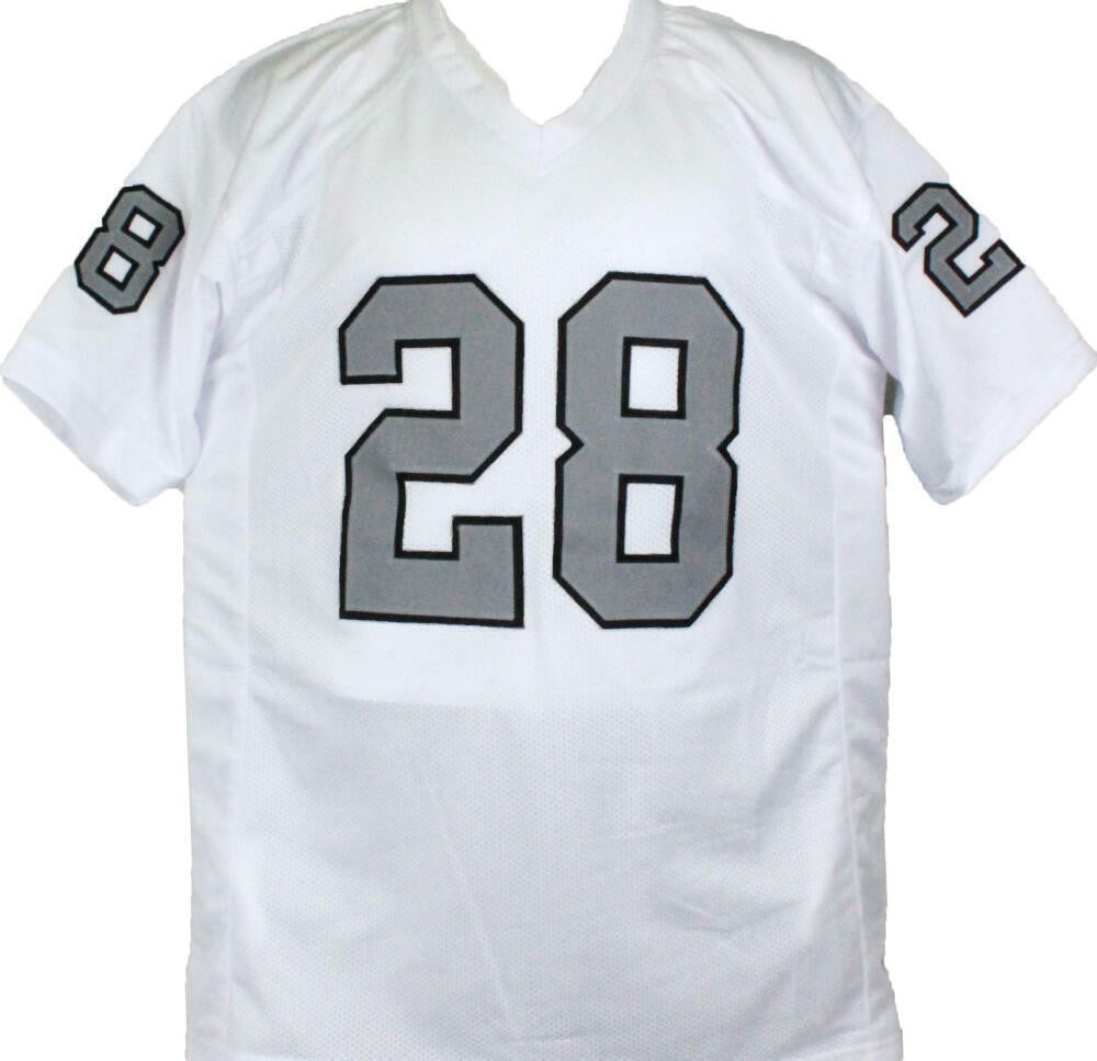 Josh Jacobs Signed Las Vegas Raiders White Color Rush Custom Jersey