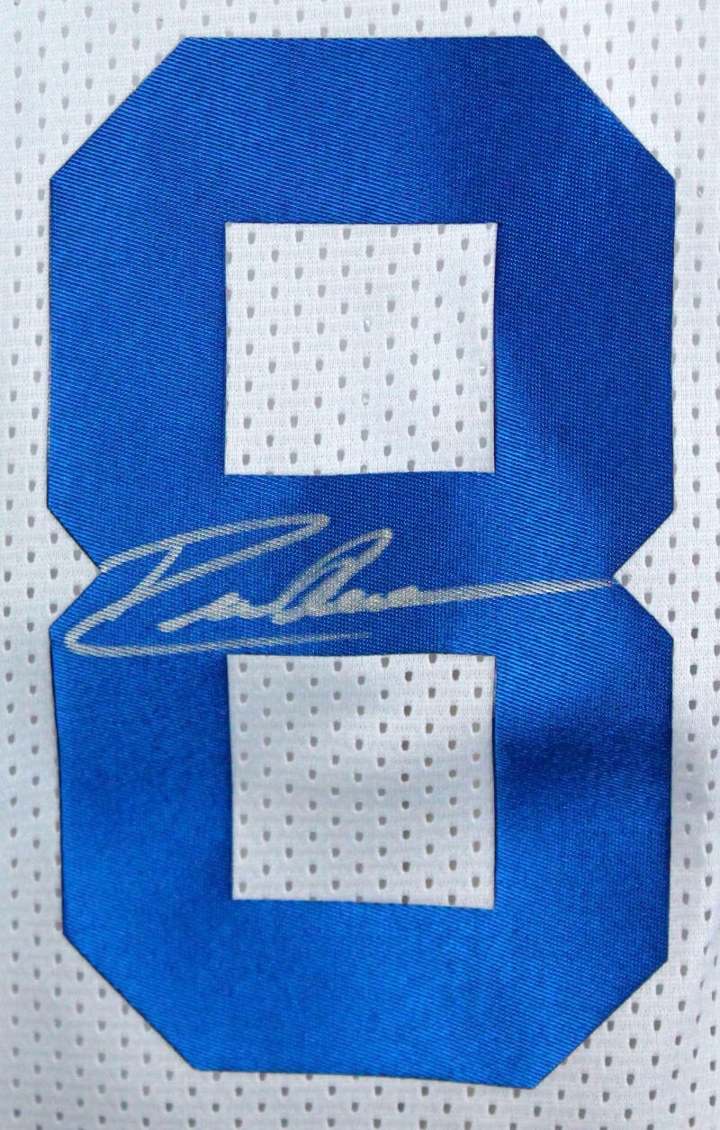 Roger Staubach & Drew Pearson Signed Dallas Cowboys Custom White Jersey