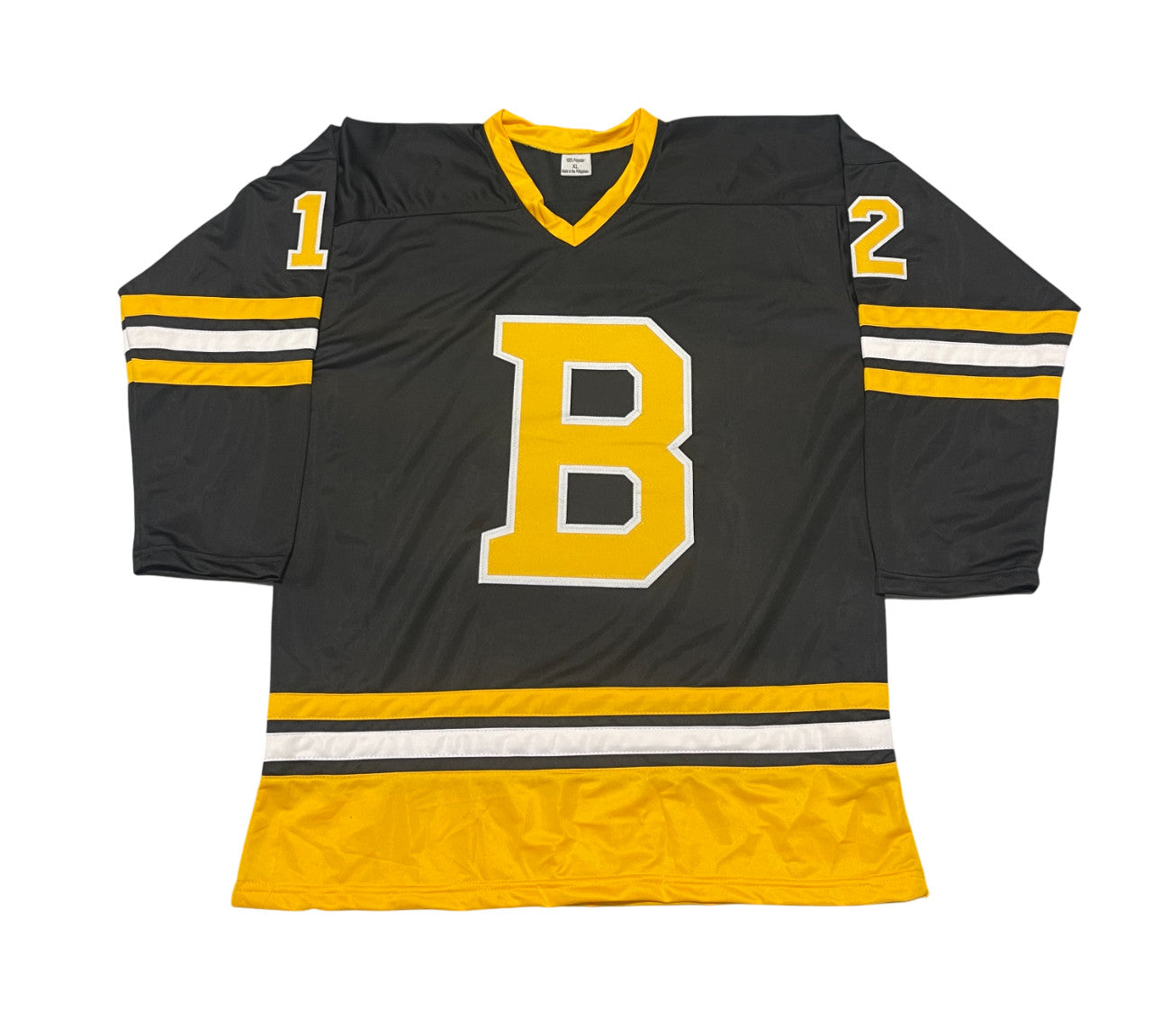 Adam Oates Signed Boston Bruins Custom Hockey Jersey - HOF & Stats