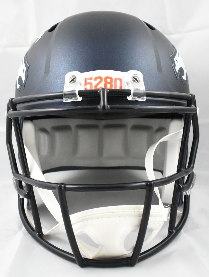 Troy Franklin Autographed Denver Broncos Full Size Speed Helmet