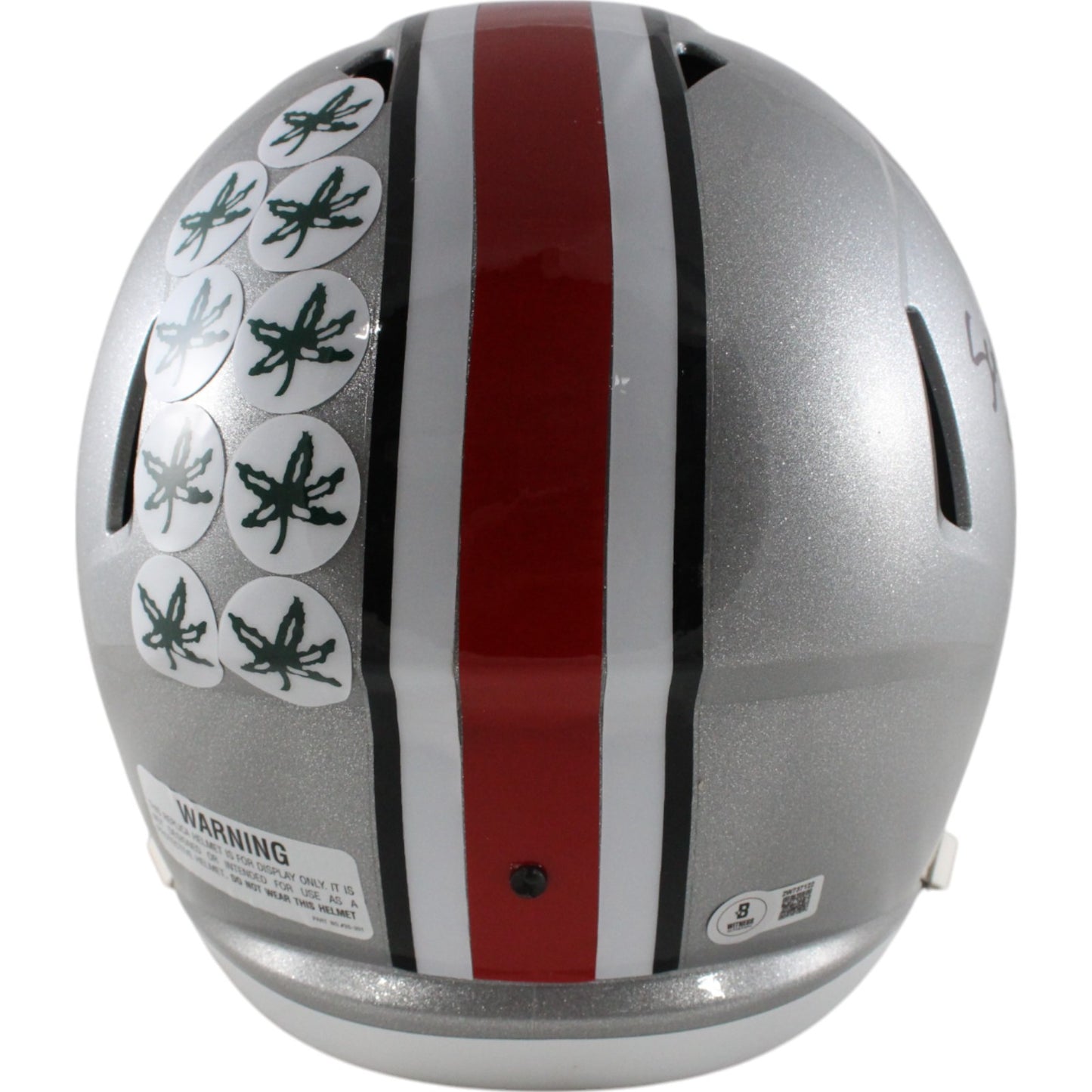 Jack Sawyer Signed Full Size Replica Helmet Ohio State Buckeyes Scoop & Score