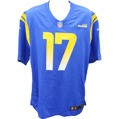 Puka Nacua Signed Los Angeles Rams Blue Nike Jersey