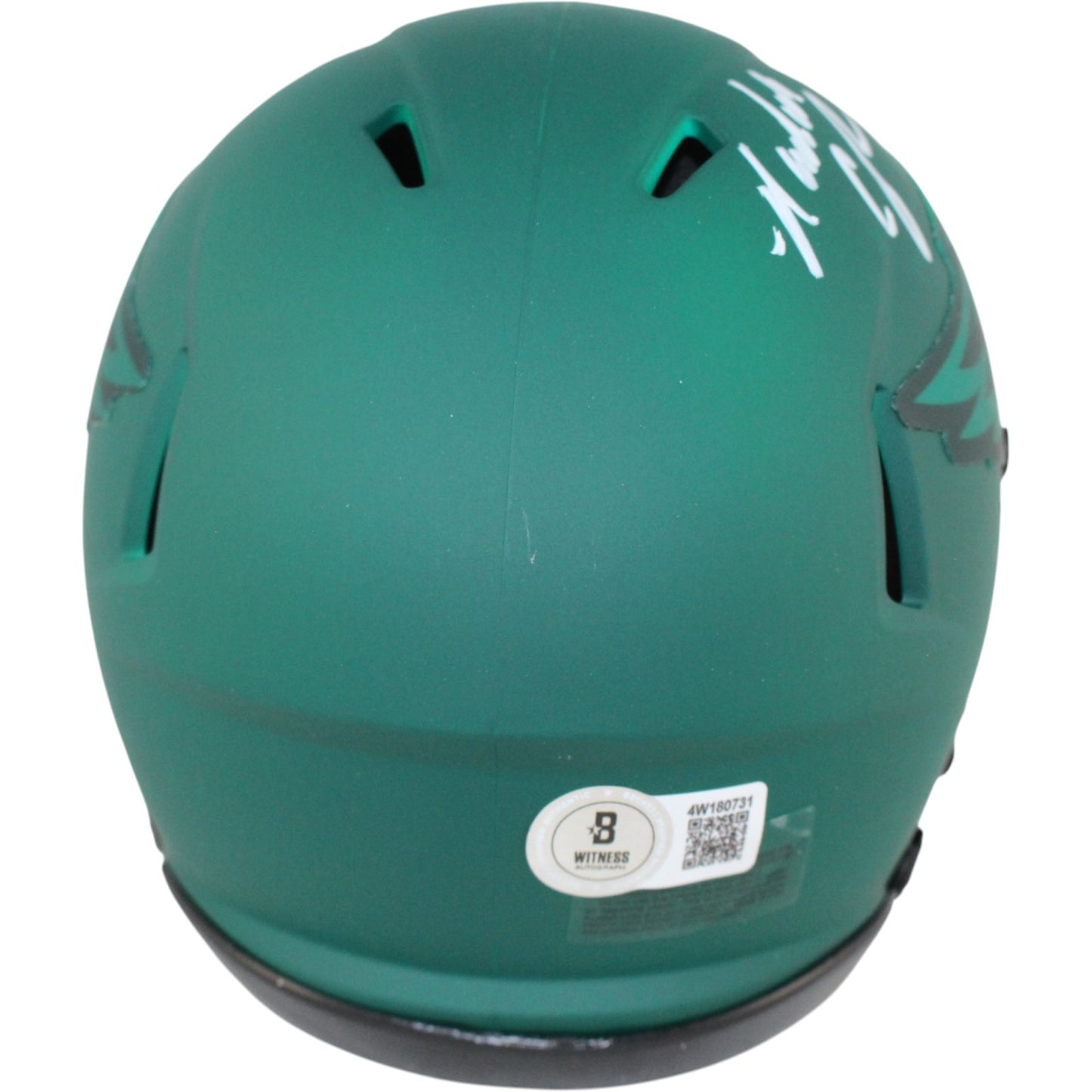 Randall Cunningham Philadelphia Eagles Autographed Rave Mini Helmet BAS