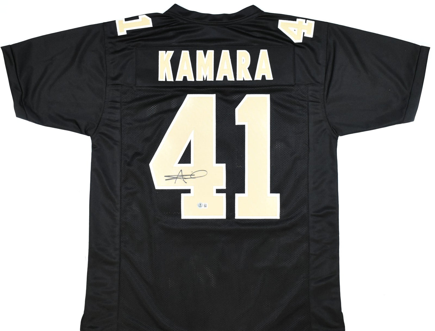 Alvin Kamara Autographed New Orleans Saints Custom Black Jersey
