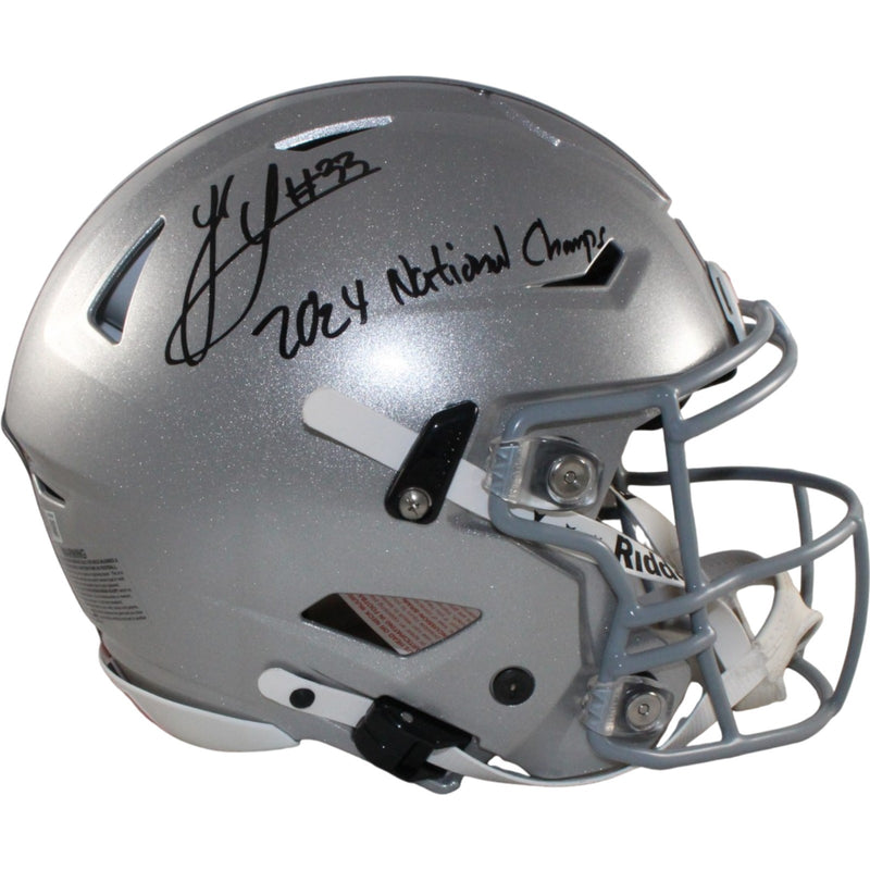 Jack Sawyer Signed Ohio State Buckeyes Full Size Authentic SpeedFlex Helmet