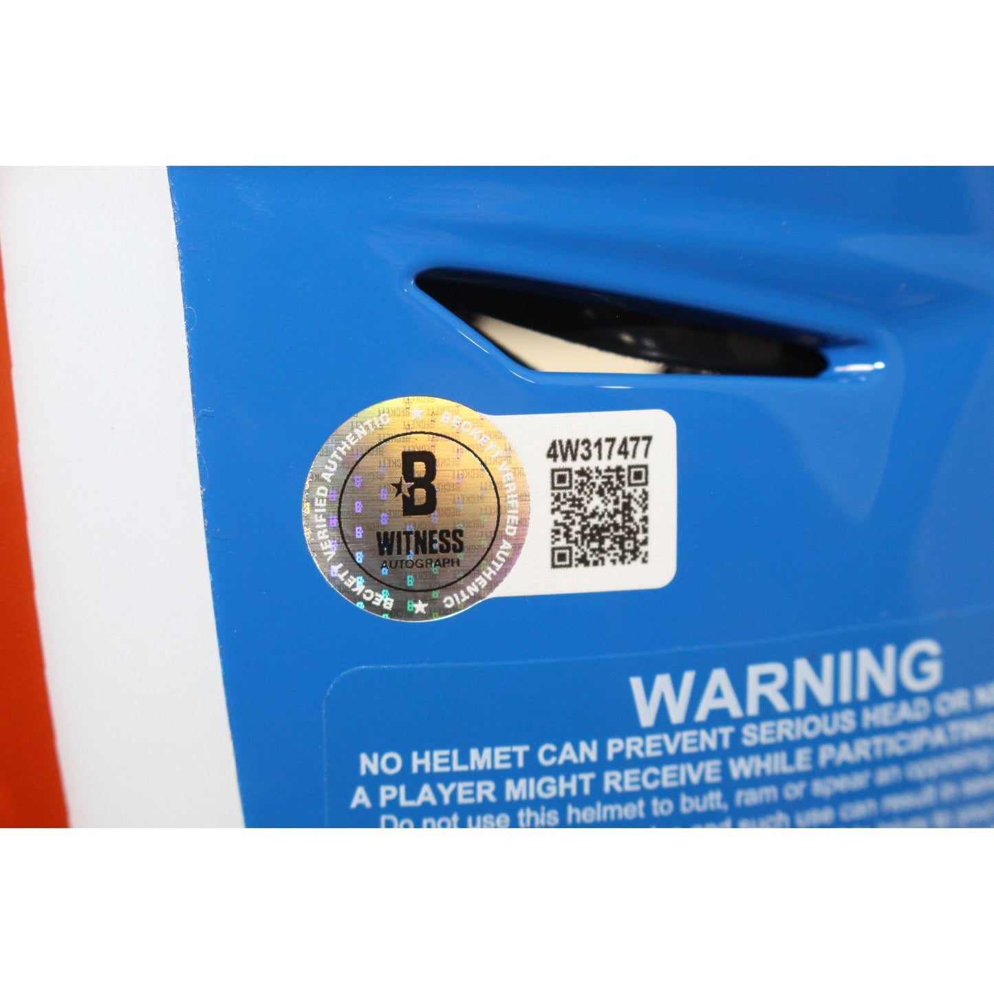 Bo Nix Denver Broncos Signed Full Size SpeedFlex Throwback Helmet