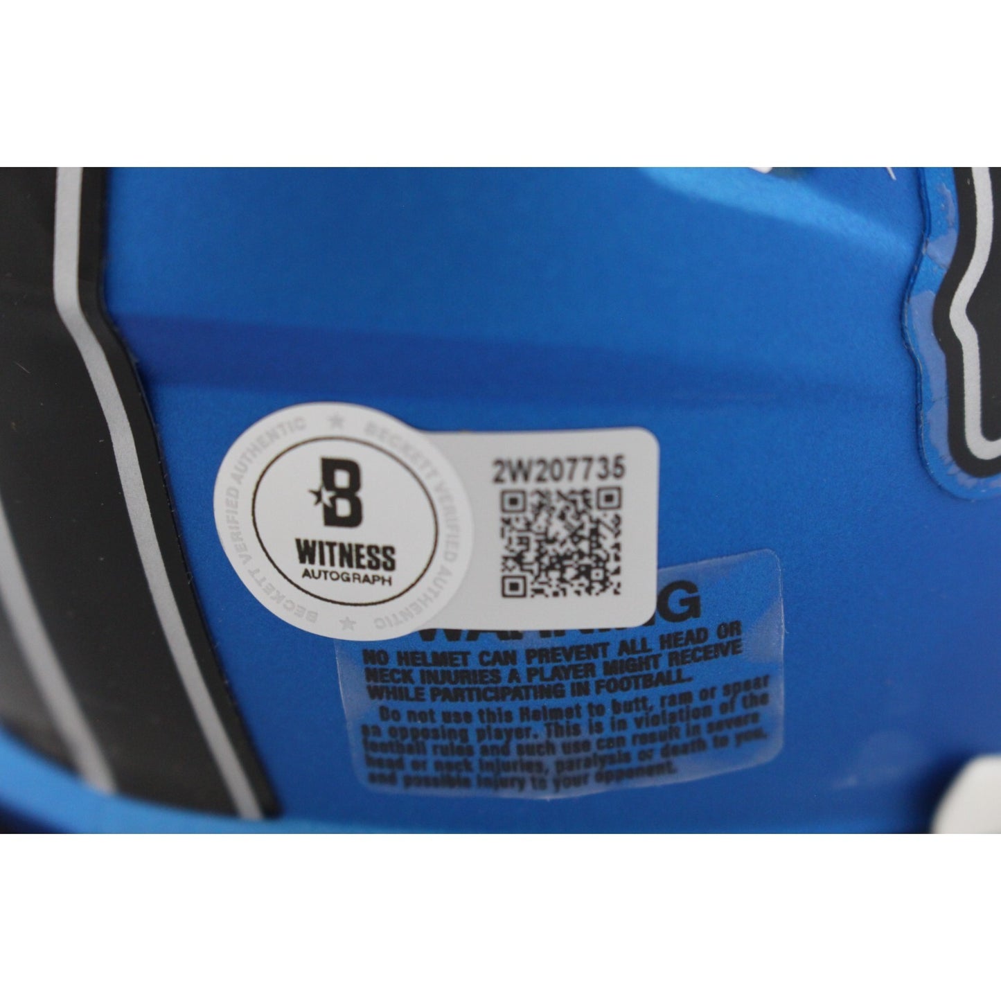 Aidan Hutchinson Signed Detroit Lions 2024 Alternate Speed Mini Helmet