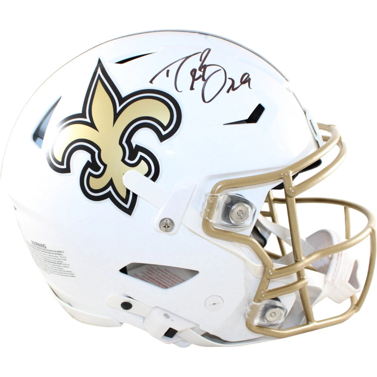 Drew Brees Signed New Orleans Saints 2025 Alternate SpeedFlex Authentic Helmet
