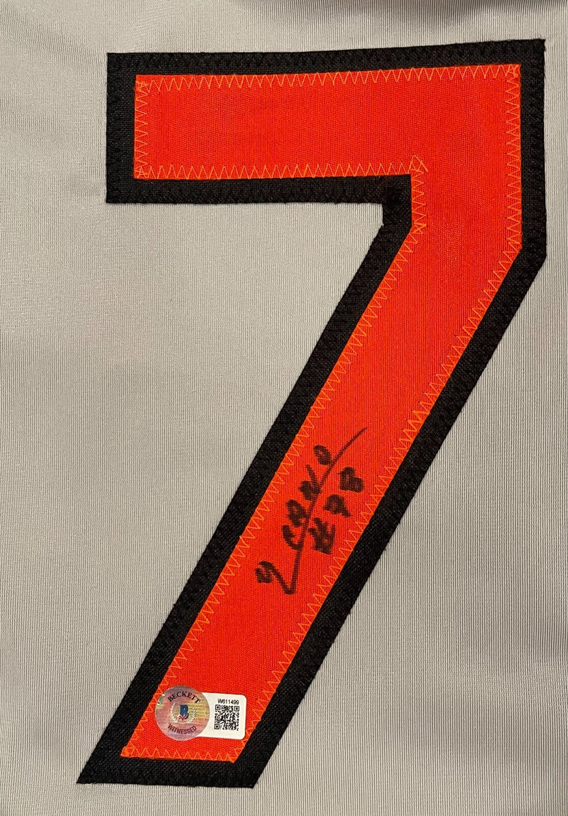 Yennier Cano Baltimore Orioles Autographed Custom Jersey