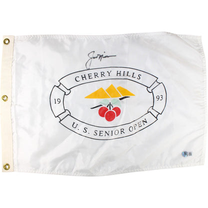 Jack Nicklaus Autographed 1993 U.S. Senior Open Cherry Hills Golf Flag (BAS)
