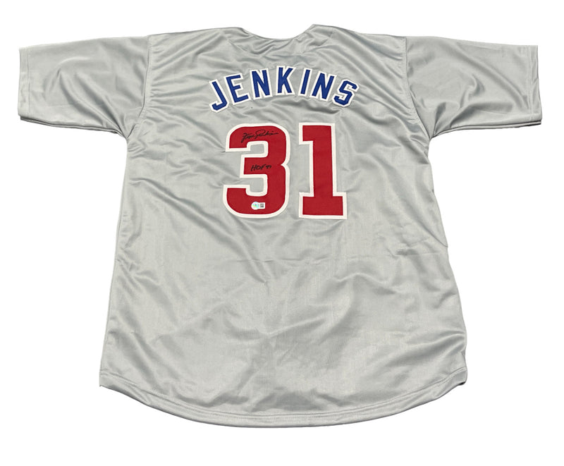 Fergie Jenkins Chicago Cubs Signed Custom Jersey (HOF 91) - Beckett BAS
