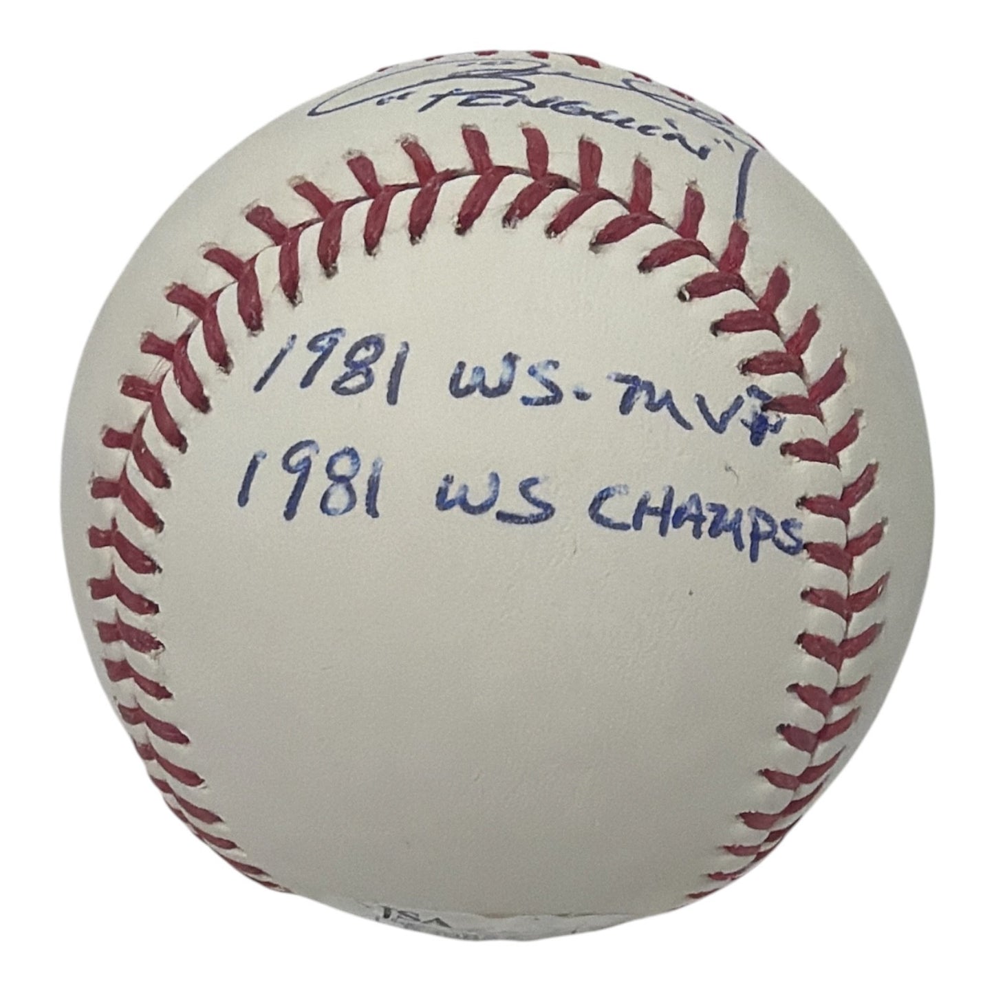 Ron Cey Signed Los Angeles Dodgers Baseball with 4 Inscriptions