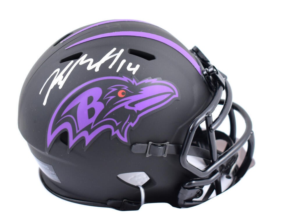 Kyle Hamilton Signed Baltimore Ravens Eclipse Mini Helmet