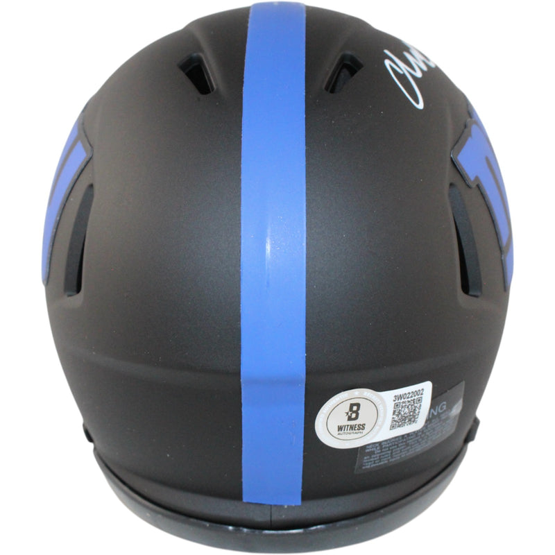 Abdul Carter Autographed New York Giants Eclipse Mini Helmet