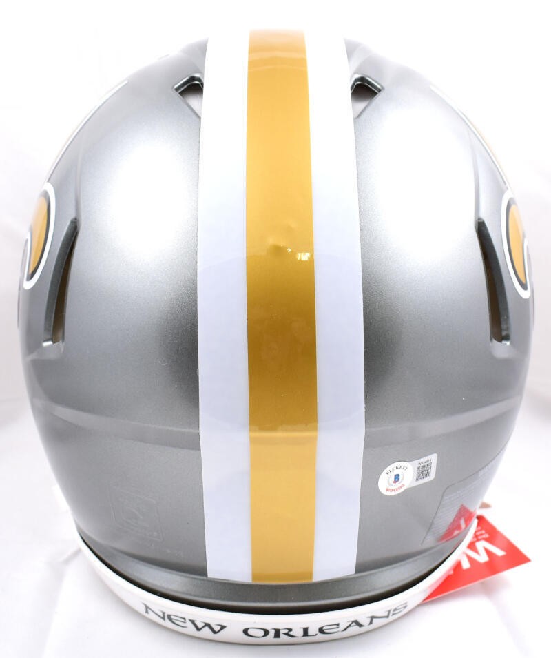 Derek Carr Signed New Orleans Saints Full Size Flash Speed Authentic Helmet