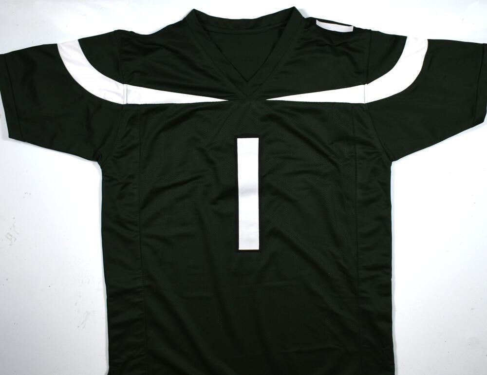 Ahmad Sauce Gardner Autographed New York Jets Green Custom Jersey
