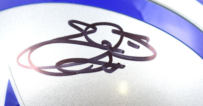 Emmitt Smith Signed Dallas Cowboys 1964-66 Throwback Mini Helmet