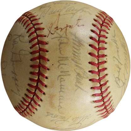 Johnny Bench & Joe Morgan 1981 Cincinnati Reds Team Signed Baseball