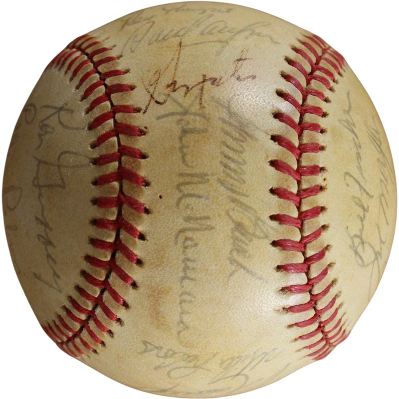 Johnny Bench & Joe Morgan 1981 Cincinnati Reds Team Signed Baseball