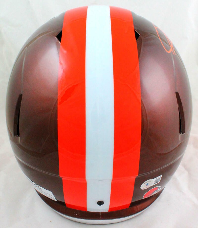 Odell Beckham Autographed Cleveland Browns Full Size Flash Speed Helmet