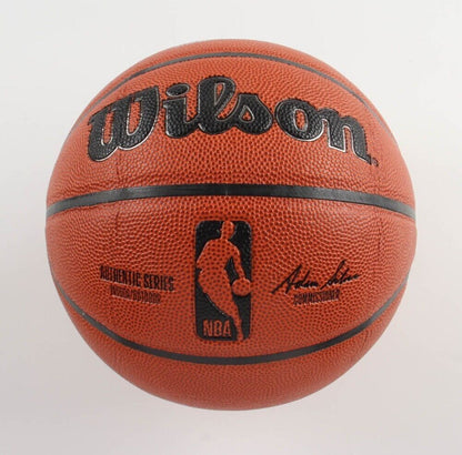 Muggsy Bogues Autographed Wilson Official NBA Basketball