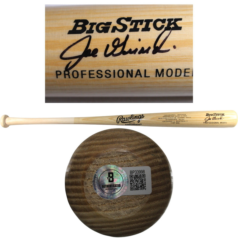 Joe Girardi Autographed Colorado Rockies 1993 Inaugural Season Rawlings Bat