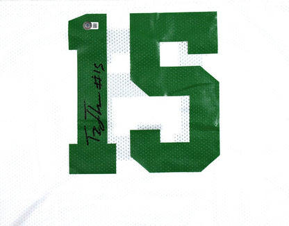 Tez Johnson Autographed Oregon Ducks Custom White Jersey