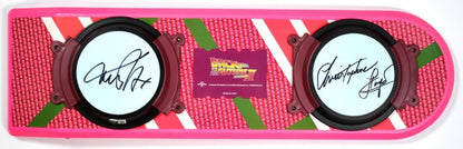 Michael J. Fox & Christopher Lloyd Signed Back To The Future Hoverboard
