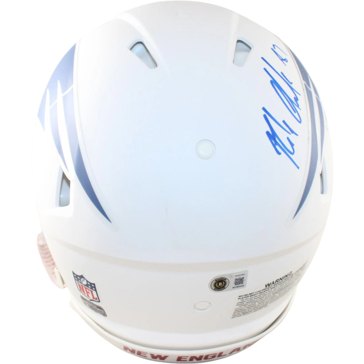 Rob Gronkowski Signed New England Patriots Authentic Rivals Full Size Helmet