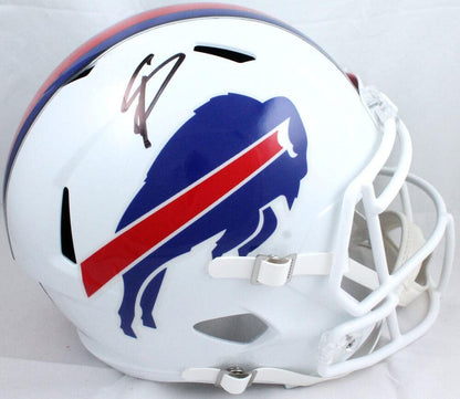 Stefon Diggs Signed Buffalo Bills Full Size Speed Helmet - Black
