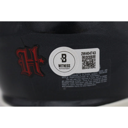 Nico Collins Autographed Houston Texans Speed Mini Helmet Beckett