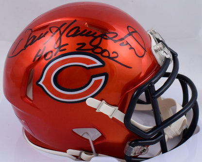 Dan Hampton Signed Chicago Bears Flash Speed Mini Helmet (HOF)