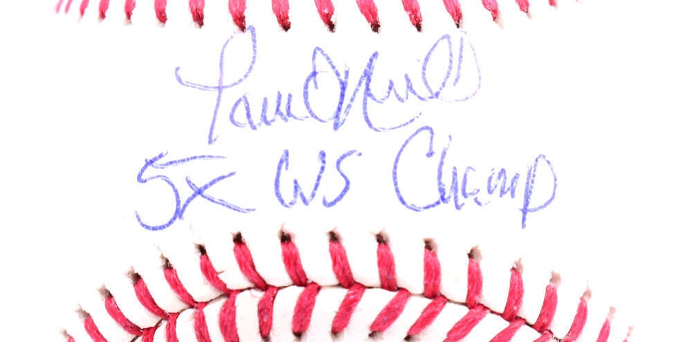 Paul O'Neill Signed Rawlings Official Major League Baseball 3 Inscriptions