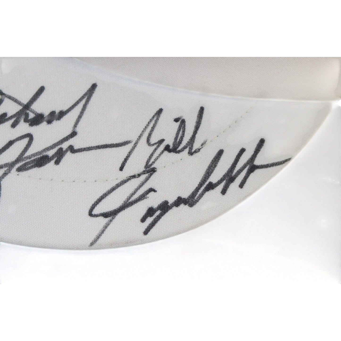 John Denver, Richard Karn & Bill Fagerbakke Autographed Golf Visor
