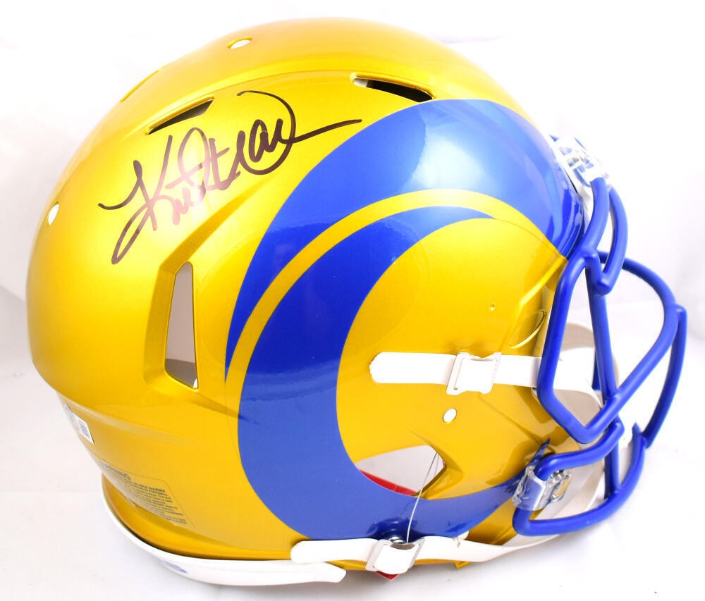 Kurt Warner Autographed St. Louis Rams Flash Full Size Authentic Helmet
