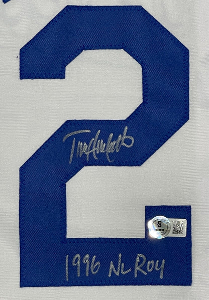 Todd Hollandsworth Signed LA Dodgers Custom Jersey (96 NL ROY)