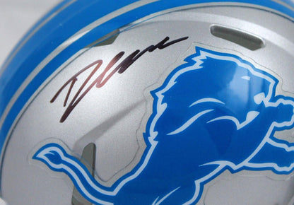 D'Andre Swift Signed Detroit Lions Speed Mini Helmet