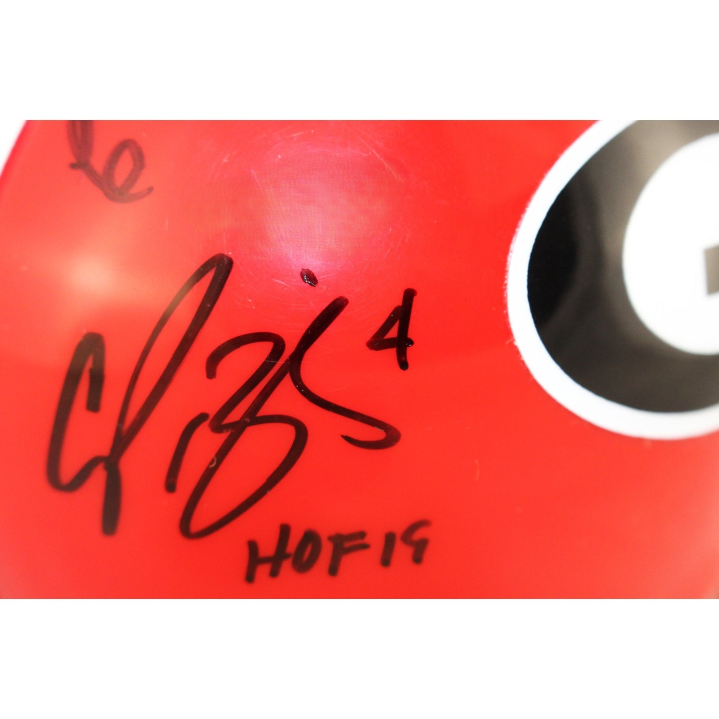 Terrell Davis, Champ Bailey & Charley Trippi Signed Georgia Mini Helmet