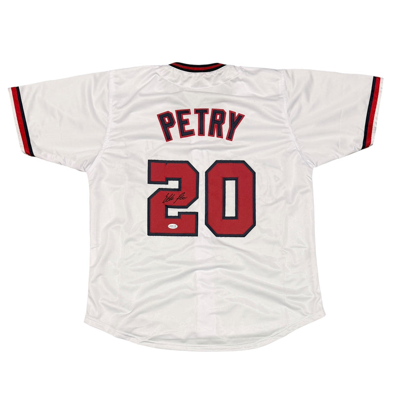 Ethan Petry Washington Nationals Autographed Custom Jersey JSA COA