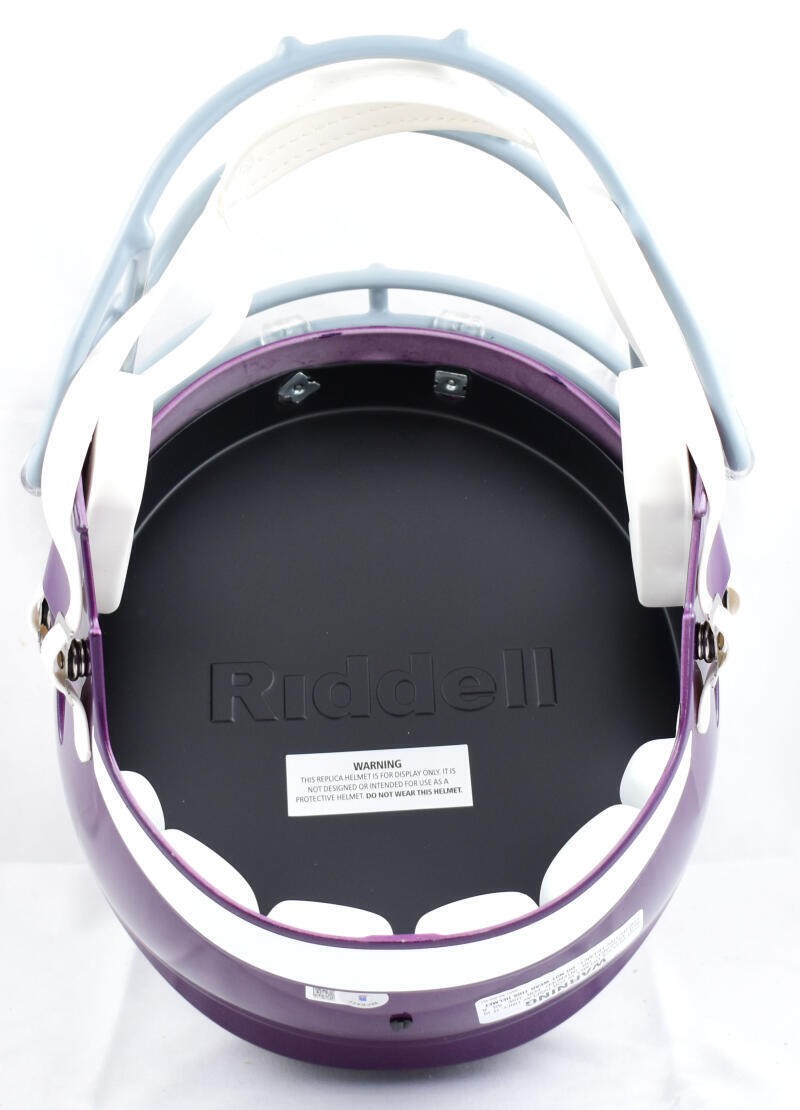 Paul Krause Signed Minnesota Vikings Full Size Speed Helmet HOF