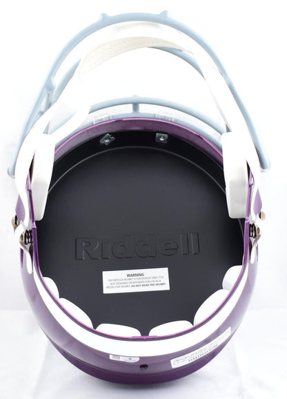 Paul Krause Signed Minnesota Vikings Full Size Speed Helmet HOF