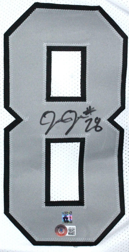 Josh Jacobs Signed Las Vegas Raiders White Color Rush Custom Jersey