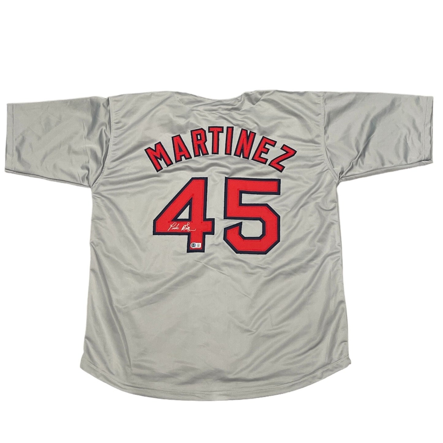 Pedro Martinez Autographed Boston Red Sox Custom Jersey (Beckett BAS)