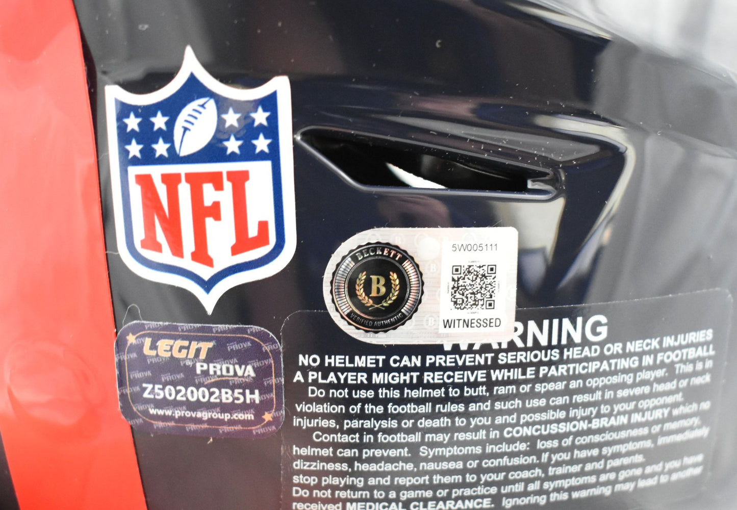 Phil Simms Signed New York Giants Throwback Speedflex Authentic Helmet