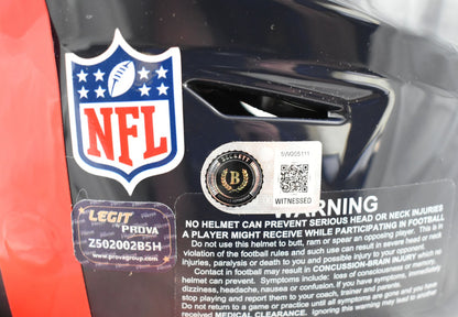 Phil Simms Signed New York Giants Throwback Speedflex Authentic Helmet