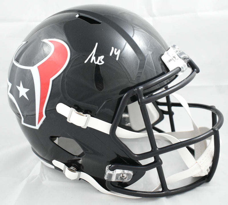 Kayshon Boutte Signed Houston Texans Full Size Speed Replica Helmet