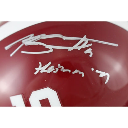 Bryce Young Alabama Crimson Tide Autographed Mini Helmet